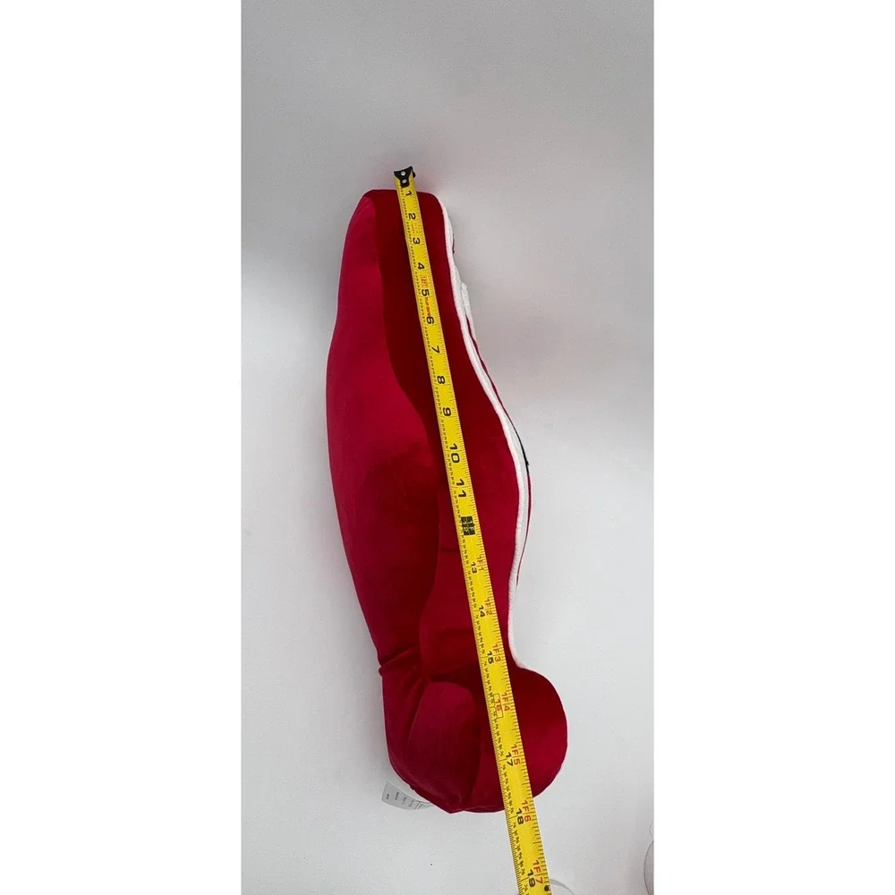 Studio Curate Christmas Holiday Santa Cocktail Glass Shaped Decorative Pillow‎